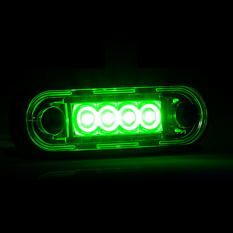 Fristom FT-073 N LED-Markierungsleuchte Grün Kurz