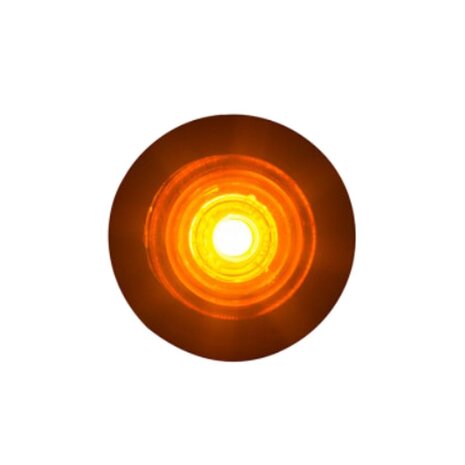 Horpol LED Positionsleuchte Orange Rund Ø28mm Einbau