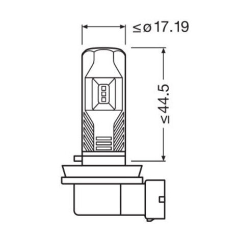 Osram H8/H11/H16 LED Nebelscheinwerfer Satz 12 volt | OFF-ROAD ONLY
