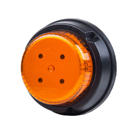 Horpol LED Rundumleuchte Flache Montage Orange LDO-2663 R/F