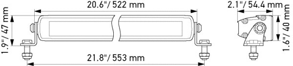 Hella LED Slim Lightbar 20" | 1FJ 358 176-301