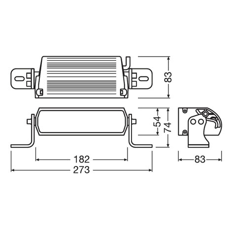 Osram LED Lightbar Fernscheinwerfer FX125-SP GEN2 18 cm