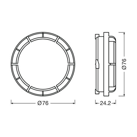 Osram Ledriving Scheinwerferkappe Set LEDCAP06