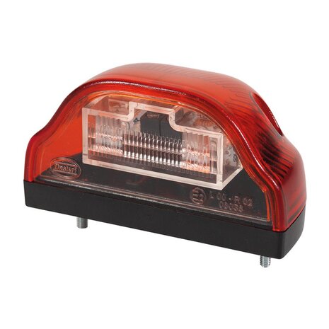 Dasteri LED Kennzeichenbeleuchtung Rot 24V