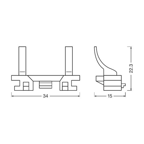 Osram H7 Ledriving Adapter Set 64210DA04