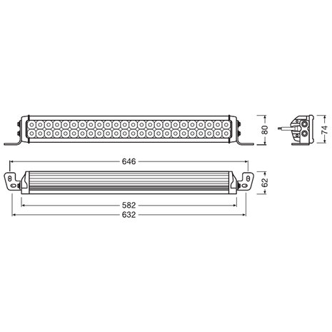 Osram LED Lightbar Kombi VX500-CB 58cm