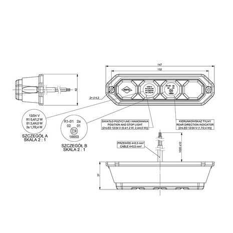 Horpol LED Frontleuchte Kompakt LZD 2265