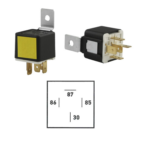 24 Volt Schließerrelais 20A