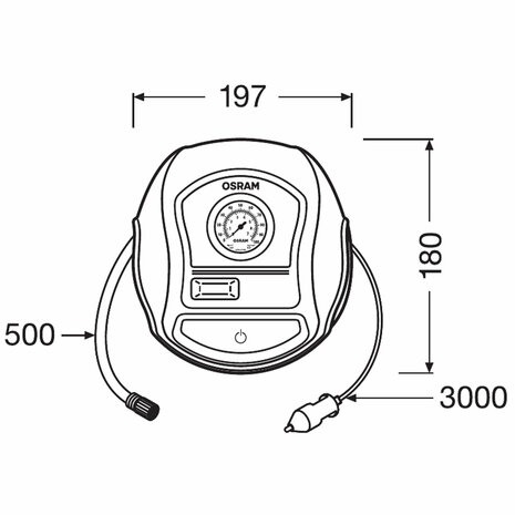 Osram TYREinflate 200 Reifenfüller