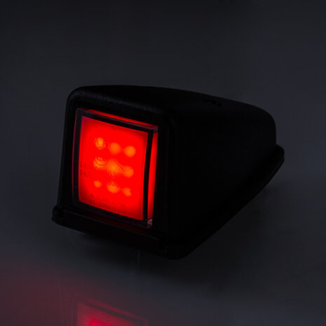 Horpol LED Dachumrissleuchte Rot Quadratisch | LD-3113