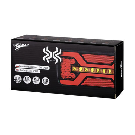 X-Spider LED-Rücklicht + Rückfahrlicht | 5P-Bajonett | Rechts