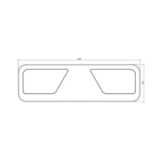 Fristom FT-700 LED Rückleuchte Rechts 5-Funktionen 24V