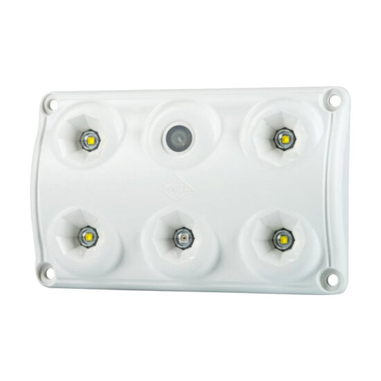 Horpol LED Innenleuchte Weiß/Rot dimmbar + Schalter LWD 2157