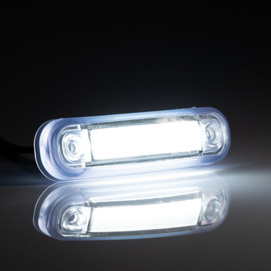 Fristom LED Positionsleuchte NEON-Look Wei&szlig; FT-045