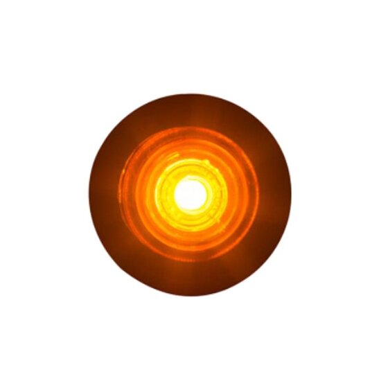 Horpol LED Positionsleuchte Orange Rund Ø28mm Einbau