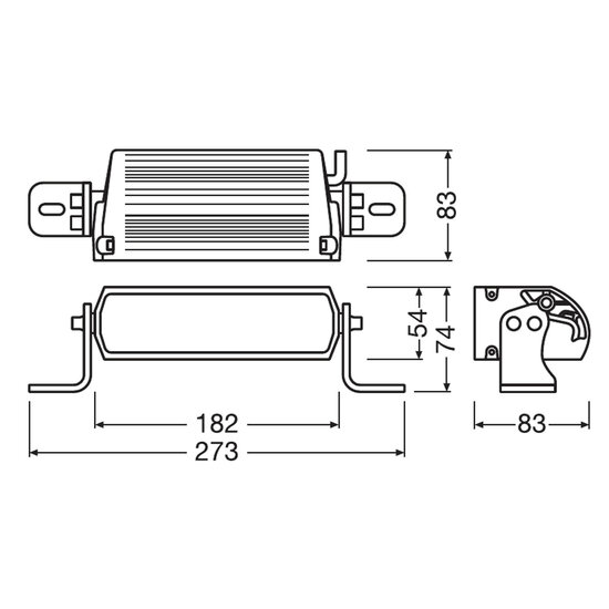 Osram LED Lightbar Fernscheinwerfer FX125-SP GEN2 18 cm