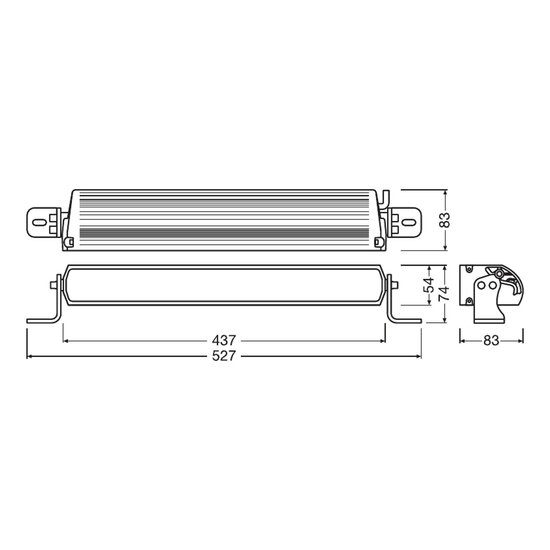 Osram LED Lightbar Fernscheinwerfer FX500-SP SM GEN2 43cm