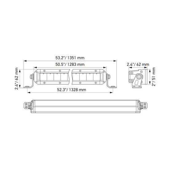 Hella Black Magic Double LED Lightbar 21,5" 55CM | 1GJ 358 197-401