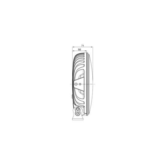 Boreman LED-Fernscheinwerfer + Position Licht und Blitzfunktion