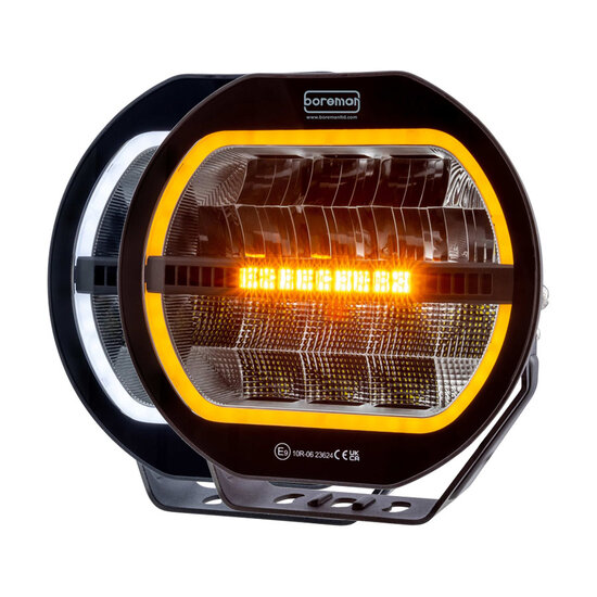 Boreman HALO LED Fernscheinwerfer + Blitzer + Dual Color Tagfahrlicht