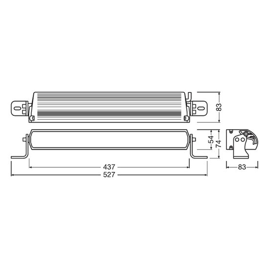 Osram LED Lightbar Kombi FX500-CB SM GEN2 43cm