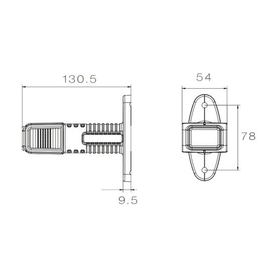 Aspöck LED Seitenleuchte Superpoint IV Lang | Rechts