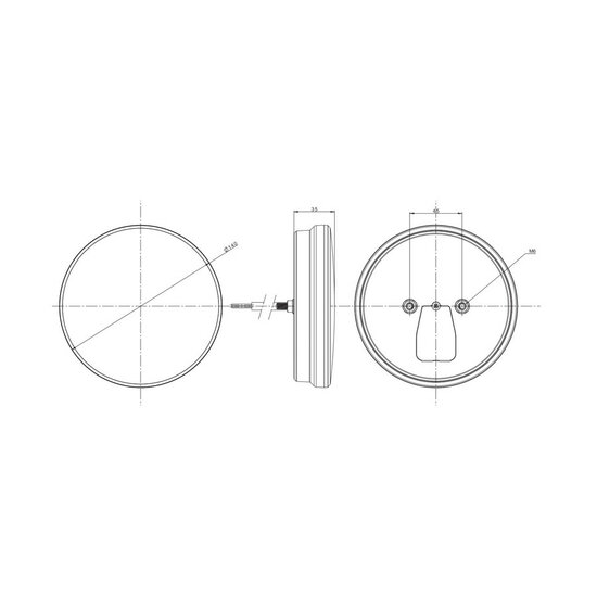 Fristom FT-213 LED Rückleuchte 3-Funktionen