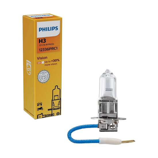 Philips H3 Halogenlampe 12V PK22s Vision