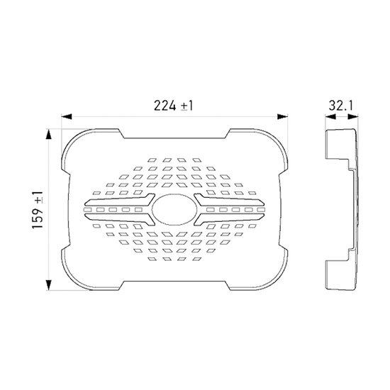 Hella Abdeckung für 9'' Blade Fernscheinwerfer
