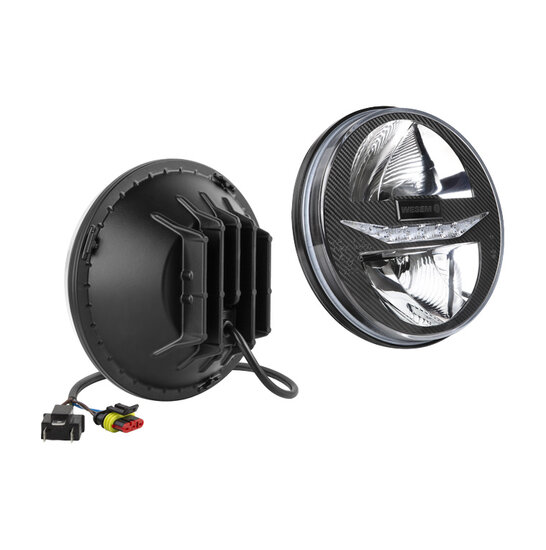 Wesem Ø178mm Einbau LED Scheinwerfer Rund 7 Zoll + Stecker