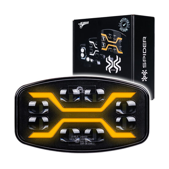 X-Spider LED-Strahler | Tagfahrlicht + LED-Blinker