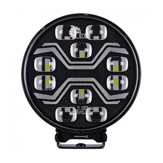 X-Spider Toxic LED-Strahler rund | Tagfahrlicht + LED-Blinker