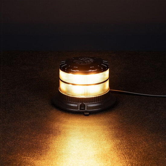X-Spider LED Rundumleuchte Dark Look | Magnet | Orange