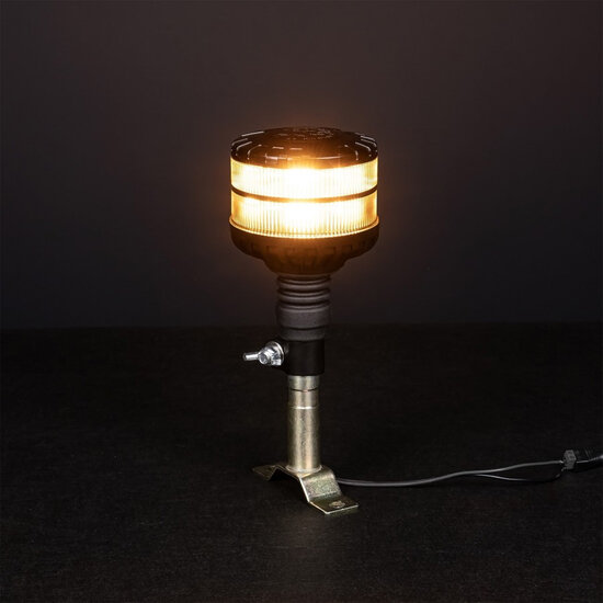 X-Spider LED Rundumleuchte Dunkle Optik | 2 Blitzmodi | Orange