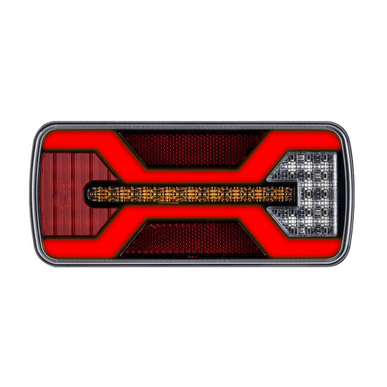 X-Spider LED-R&uuml;cklicht + Nebelscheinwerfer | 5P-Bajonett | Links