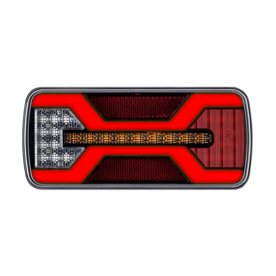 X-Spider LED-Rücklicht |+Rückfahrlicht | Kennzeichenbeleuchtung | 5P-Bajonett | Links