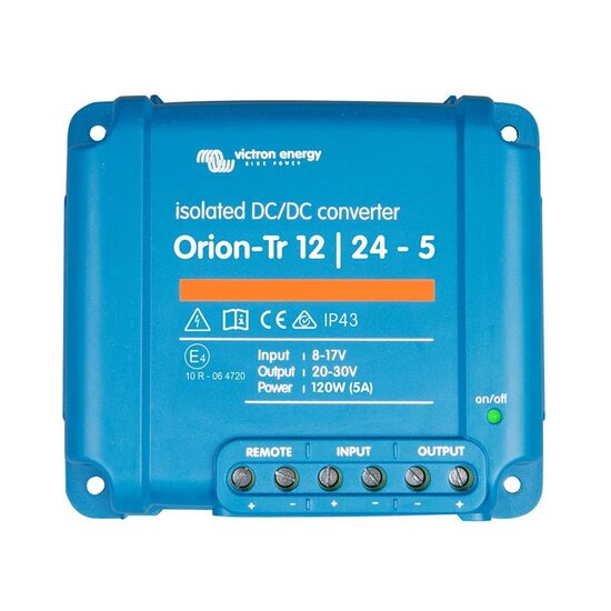 Victron DC-Wandler 12V > 24V | Orion-Tr 12/24-5A (120W)