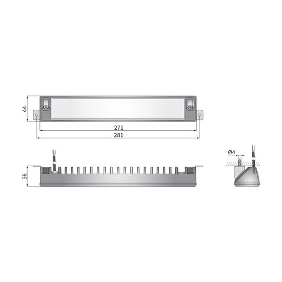 Wesem LED-Manövrierlampe CRP1 2200LM + Kabel