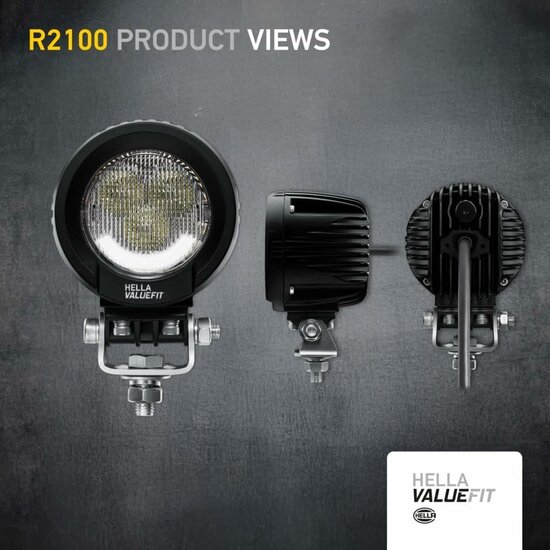 Hella ValueFit R2100 2.0 Flutlicht 2100 lm + Wei&szlig;/Gelb Positionslicht