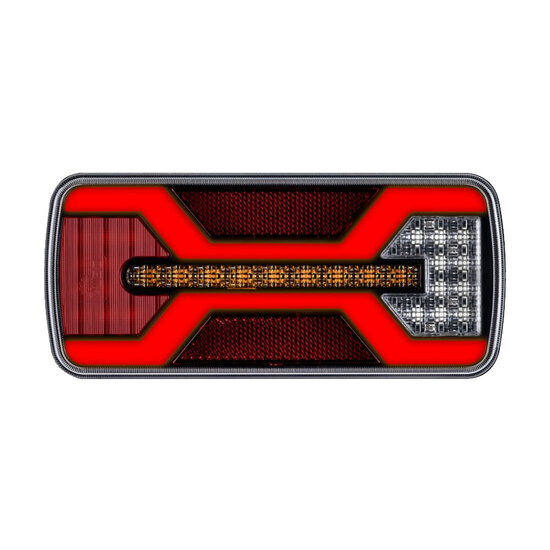 X-Spider LED-R&uuml;cklicht + Nebelscheinwerfer | Kennzeichenbeleuchtung | 5P-Bajonett | Links