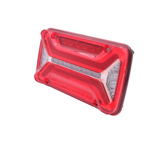 Asp&ouml;ck MultiLED III R&uuml;ckleuchte 12V&ndash;24V 7-polig AMP | Links