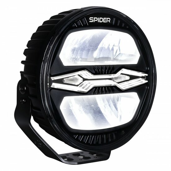 X-Spider Ninja LED-Strahler rund | Tagfahrlicht + LED-Blitzer