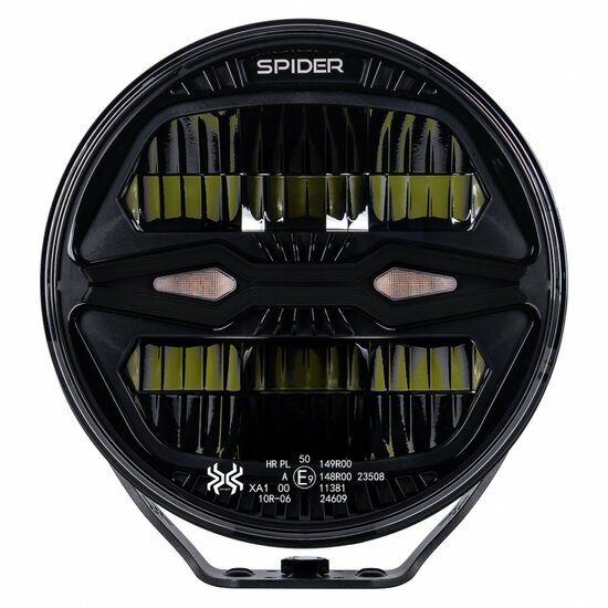 X-Spider Ninja LED-Strahler rund | Tagfahrlicht + LED-Blitzer