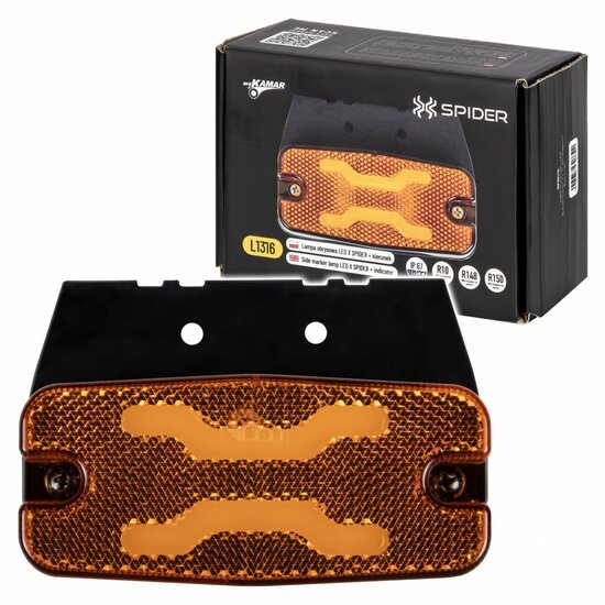 X-SPIDER LED Seitenmarkierungslamp Orange + Blinker | L1316