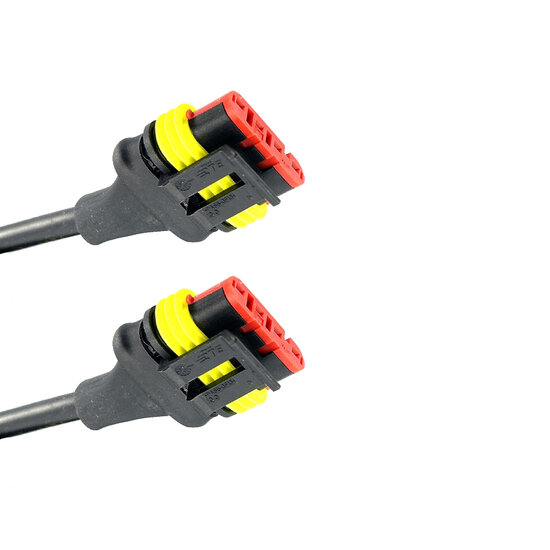 4-poliges Verl&auml;ngerungskabel AMP-Superseal Female-Female