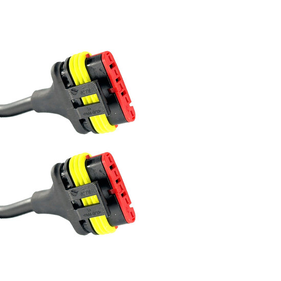 5-poliges Verl&auml;ngerungskabel AMP-Superseal Female-Female