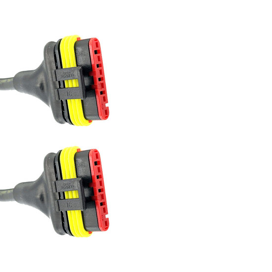 6-poliges Verl&auml;ngerungskabel AMP-Superseal Female-Female