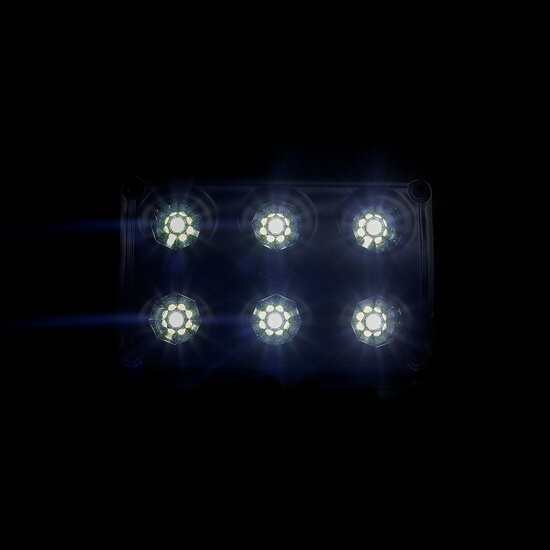Horpol LED Innenleuchte Schwarz 12-24V | 6-LEDs