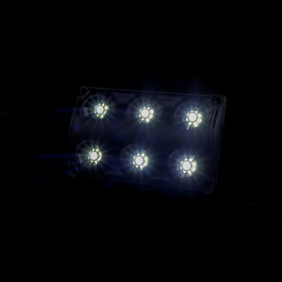 Horpol LED Innenleuchte Schwarz 12-24V | 6-LEDs