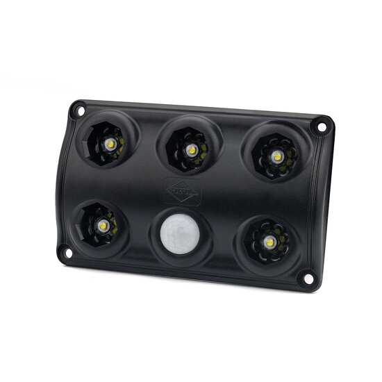 Horpol LED Innenleuchte Schwarz 12-24V | Bewegungssensor